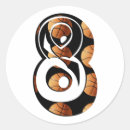 Recherche de boule huit autocollants Sport