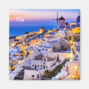 Recherche de paysage grec magnets Santorini