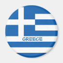 Recherche de drapeau de la grèce magnets Bleu