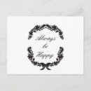 Recherche de cadre noir cartes postales Simple