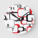 Recherche de motif noir et blanc horloges Gris