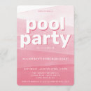 Recherche de pink pool party invitations Cool