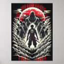 Recherche de guerrier japonais posters Animé