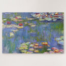 Recherche de claude monet water lilies puzzles Peinture à l'huile