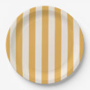 Recherche de rayé assiettes en papier Chic