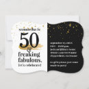 Recherche de funny anniversaire invitations Noir et blanc