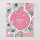 Zoek naar champagne brunch bridal shower uitnodigingen Floreel