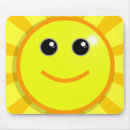 Recherche de soleil heureux tapis souris Sourire