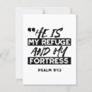 Recherche de psaumes 91 cartes postales Il est mon refuge
