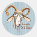 Recherche de chèvre drôle autocollants Animal de ferme