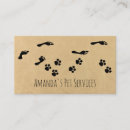 Recherche de dog sitter cartes visite Animal de compagnie