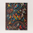 Recherche de oiseaux colorés puzzles Casse tête