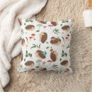 Recherche de hérisson mignon coussins Aquarelle