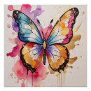 Recherche de papillons colorés posters Toute personne