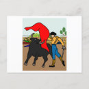 Recherche de torero cartes postales Combat