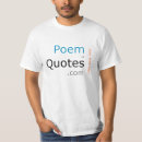 Recherche de poème tshirts Littérature