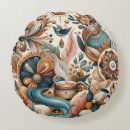 Recherche de fleurs turquoises coussins Sarcelle