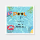 Zoek naar zwembad servetten Poolparty