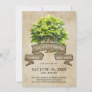 Recherche de chêne vintage invitations Réunion de famille