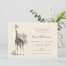Recherche de safari baby shower invitations Girafe