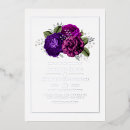 Recherche de argent pourpre invitations Rose