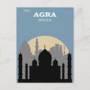 Recherche de agra cartes postales Taj mahal