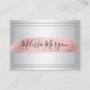 Zoek naar rose gold foil visitekaartjes Folie