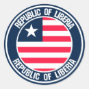 Recherche de liberia autocollants Drapeaux du monde