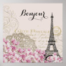 Recherche de tour eiffel rose art Bonjour
