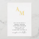 Recherche de doré mariage invitations De minimaliste