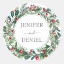 Recherche de winter wedding autocollants Moderne