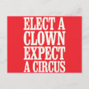 Recherche de clown de cirque cartes postales Politique