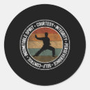 Zoek naar behendigheid stickers Karate focus