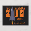 Recherche de scientifiques cartes postales Science