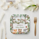 Recherche de hérisson mignon assiettes en papier Rustique