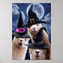 Recherche de funny llama posters Halloween