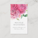 Recherche de fleurs élégantes cartes visite Floral