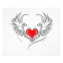 Recherche de amour angélique posters Rouge