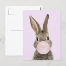 Recherche de lapin rose cartes postales Animaux