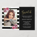 Zoek naar black floral invitations Zgroon