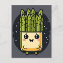 Recherche de nourriture kawaii cartes postales Amusant