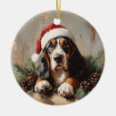 Zoek naar basset hound ornamenten Kerstmis