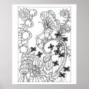 Zoek naar vlinders en bloemen posters For kids