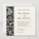 Recherche de côté en noir invitations Gris