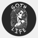 Recherche de fille de crâne autocollants Gothique