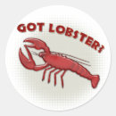 Recherche de fruits mer autocollants Langouste