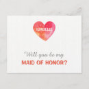 Zoek naar bruidsmeisje kaarten Maid of honor