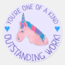 Recherche de licorne rose autocollants Unique