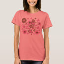 Recherche de de dame de fleur tshirts Rose