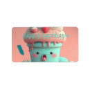 Recherche de happy birthday labels Kawaii